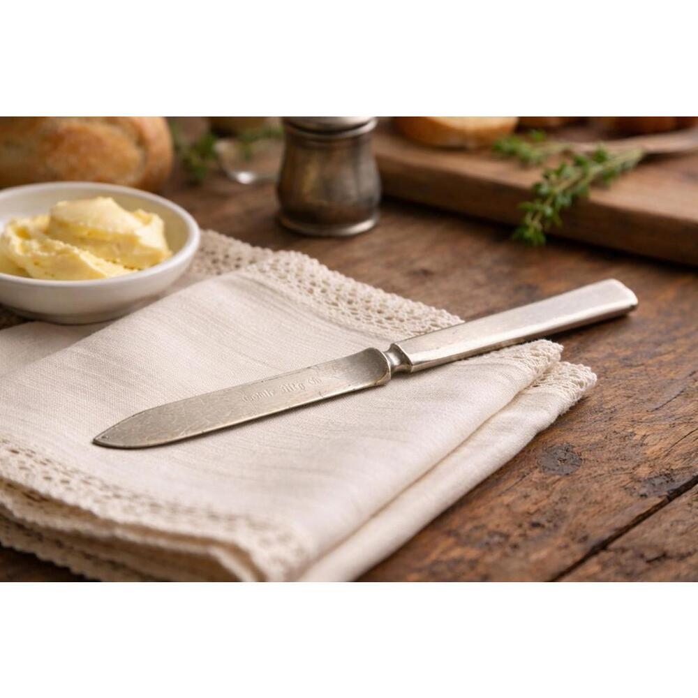 Antique 1900s Silverplate Butter Tea Knife, Replacement, 6”